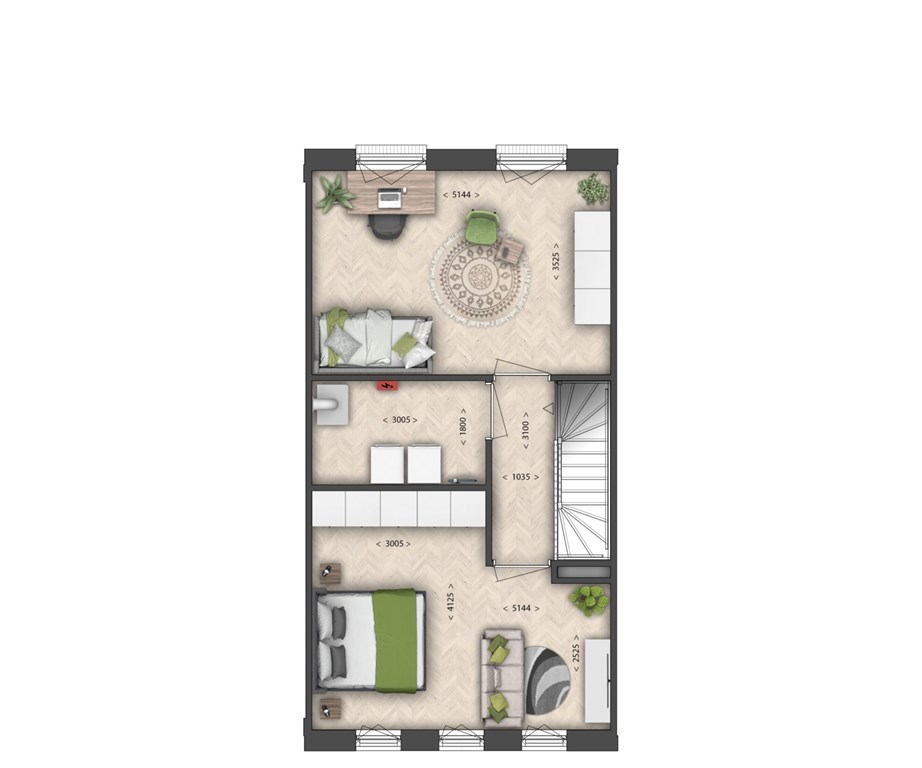 mediumsize floorplan